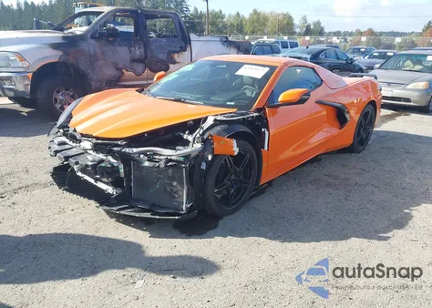 2024 Chevrolet Corvette Stingray Rwd 3Lt из США, поврежденный, VIN 1G1YC3D40R5104828